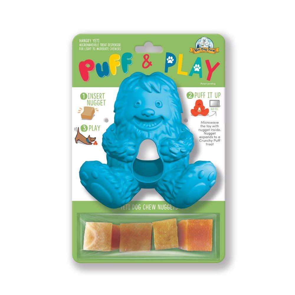 Yeti Puff & Play Yeti Dog Toy, Blue