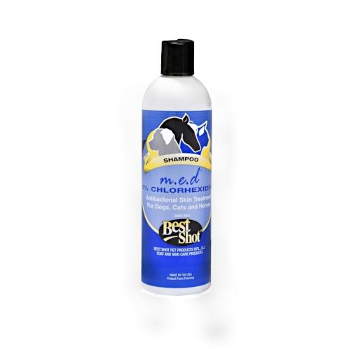Best Shot M.E.D. Chlorhexidine Pet Shampoo, 12-oz