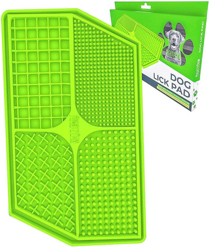 Mighty Paw Lick Pad Dog Slow Feeder, Green