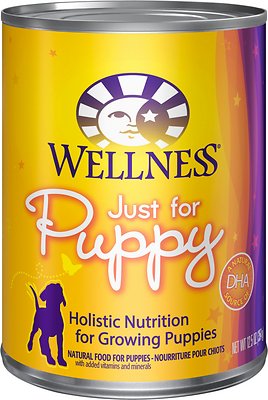 Wellness Complete Health Just for Puppy Canned Dog Food, 12.5-oz, case of 12 (**)