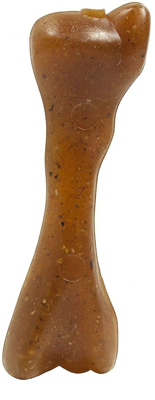 Nylabone Puppy Beef Bone Alternative Dog Chew Toy, Regular