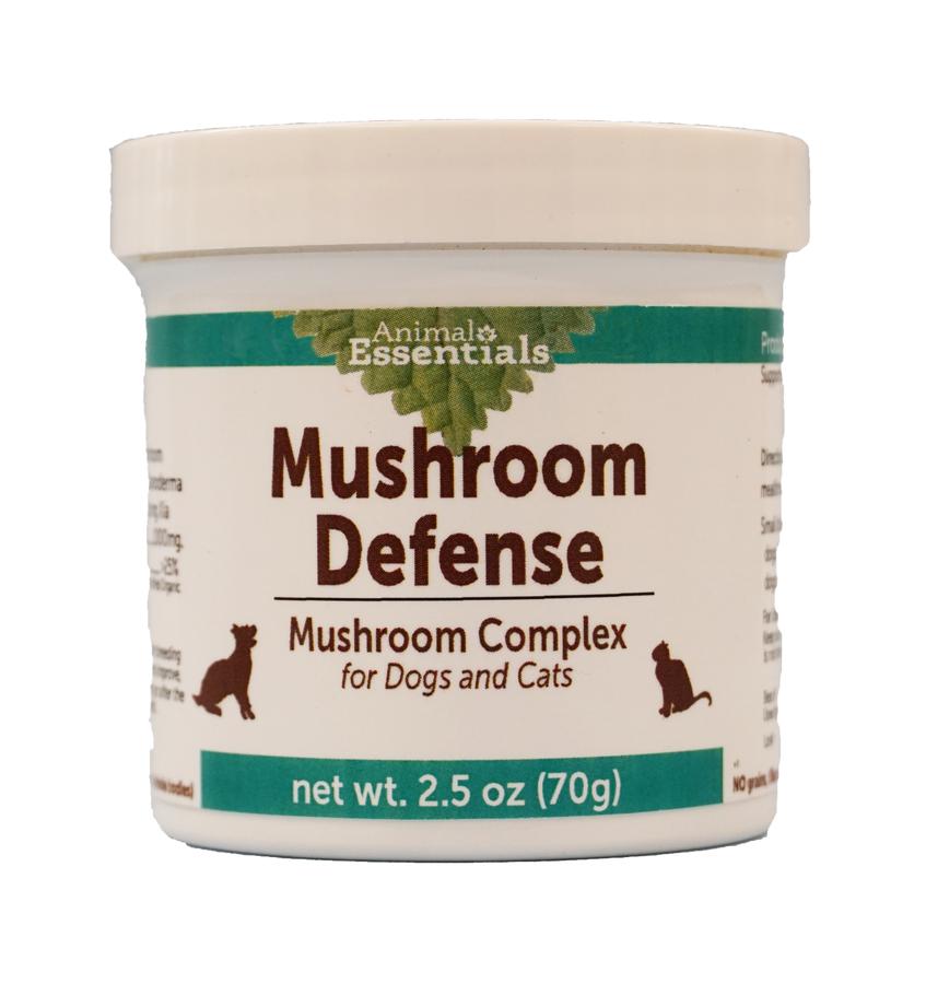 Animal Essentials Mushroom Defense 1:1 Mushroom Complex Powder Extract for Dogs & Cats, 70-gram