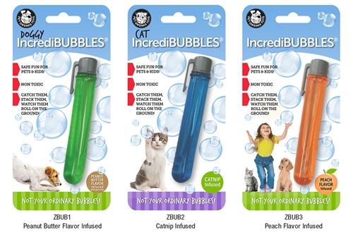 Pet Qwerks IncrediBUBBLES Peach Flavor for Dogs & Cats