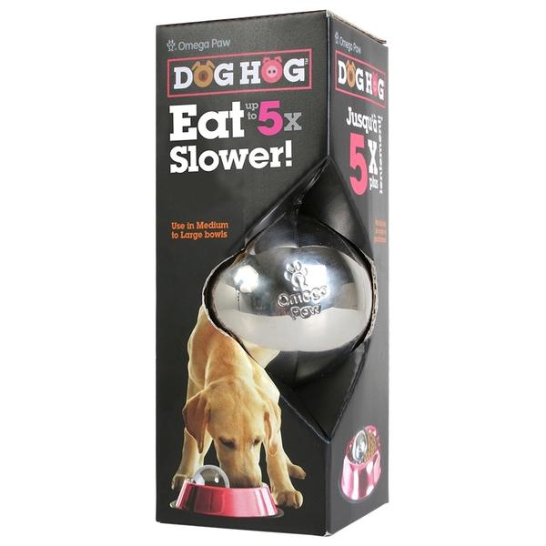 Omega Paw Dog Hog Portion Pacer Dog Slow Feeder, 3.5-in