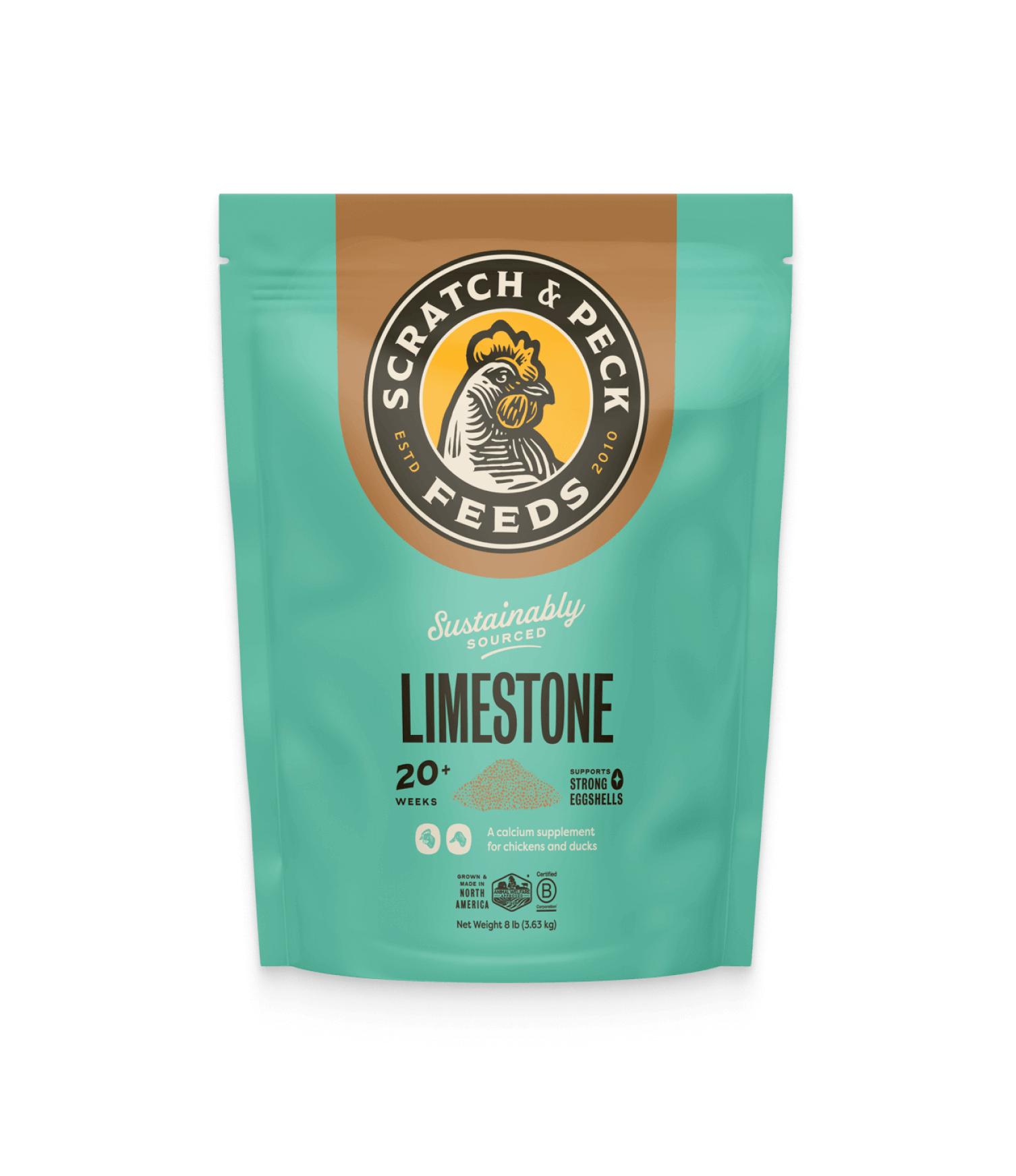 Scratch & Peck Limestone Poultry Supplement, 8-lb