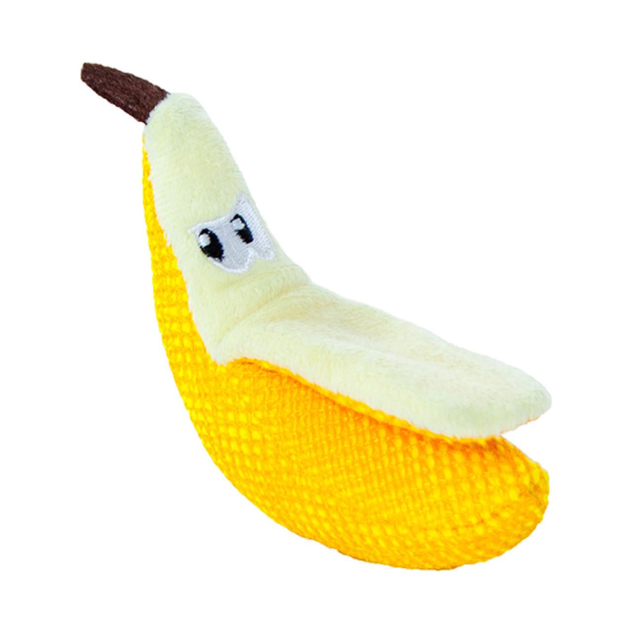 Petstages Dental Banana Chew Cat Toy, Yellow