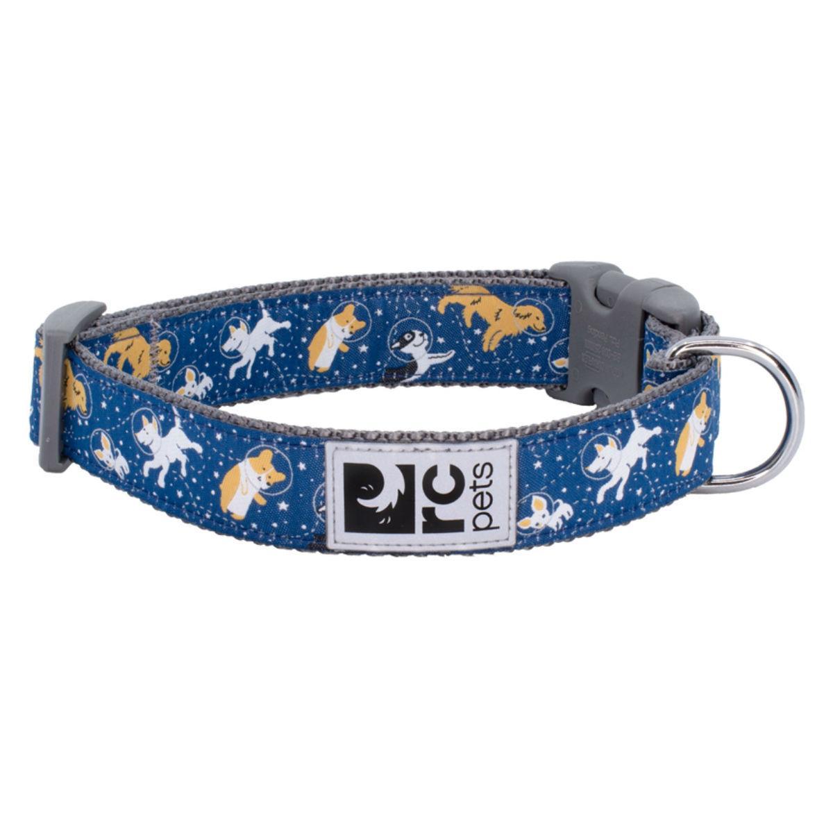 RC Pets Clip Dog Collar, Outer Space, Small