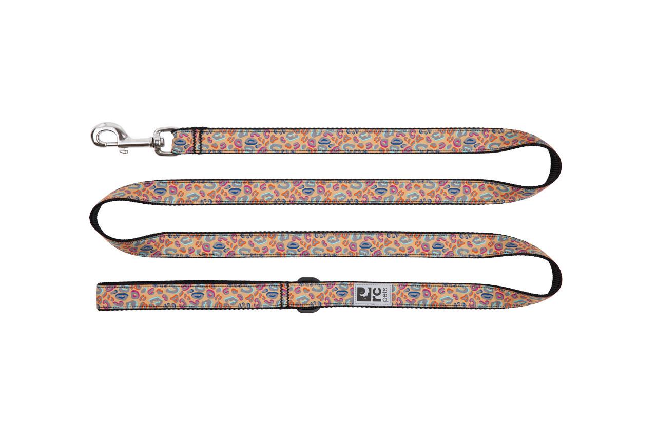 RC Pets Dog Leash, Leopard, 1-in x 6-ft
