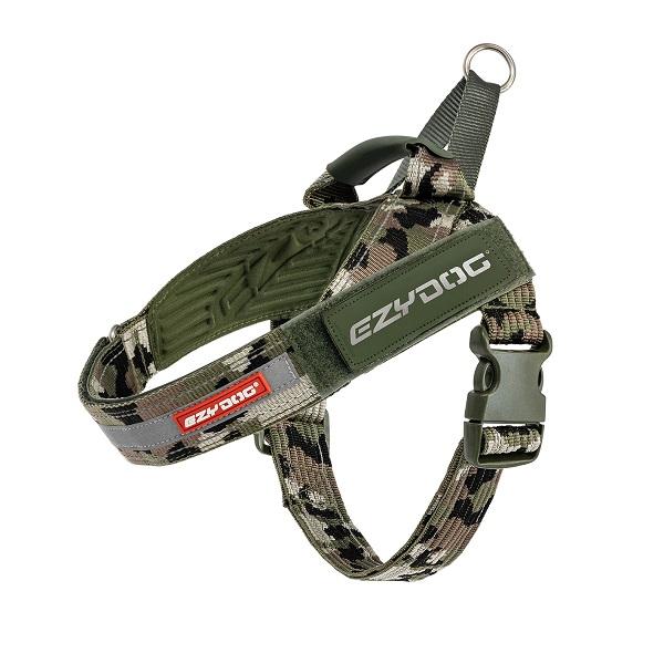 EzyDog Express Dog Harness, Green Camo, Large