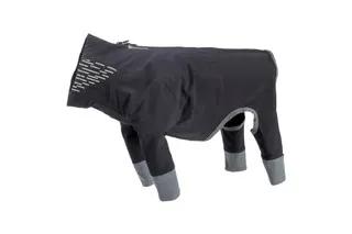 RC Pets Repel Rain Suit for Dogs, Black/Charcoal, 16