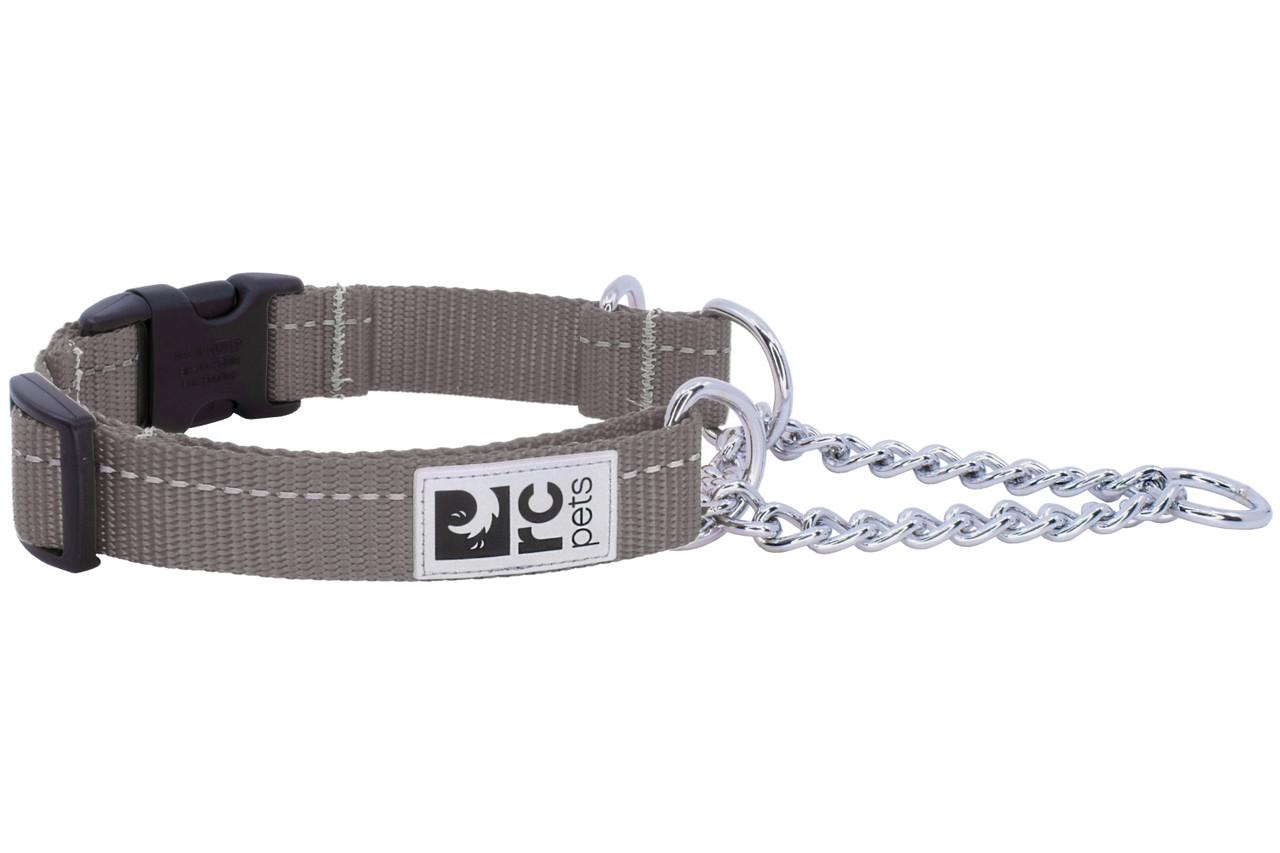 RC Pets Primary Training Clip Dog Collar, Charcoal, Medium