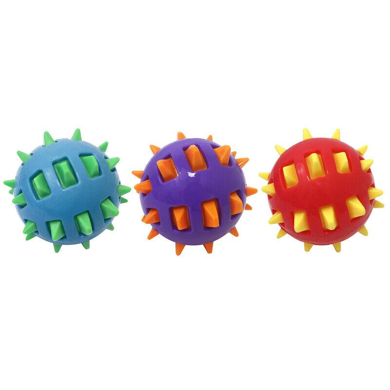 Multipet Ruff Enuff Spike Balls TPR Dog Toy