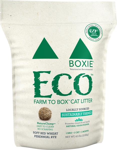 Boxiecat Boxie Eco Farm to Box Ultra Sustainable Plant-based Clumping Cat Litter, 6.5-lb