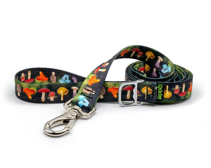 Cycle Dog Ecoweave RegWidth Dog Leash, Mushrooms, 6-ft