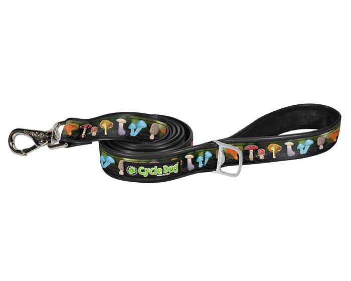 Cycle Dog RegWidth Dog Leash, Mushrooms, 6-ft