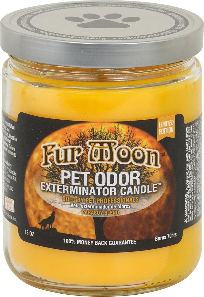 Pet Odor Exterminator Deodorizing Candle Jar, Fur Moon, 13-oz (Size: 13-oz)