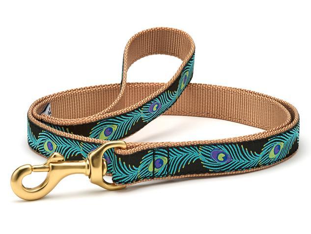Up Country Dog Leash, Peacock, 1-in x 5-ft