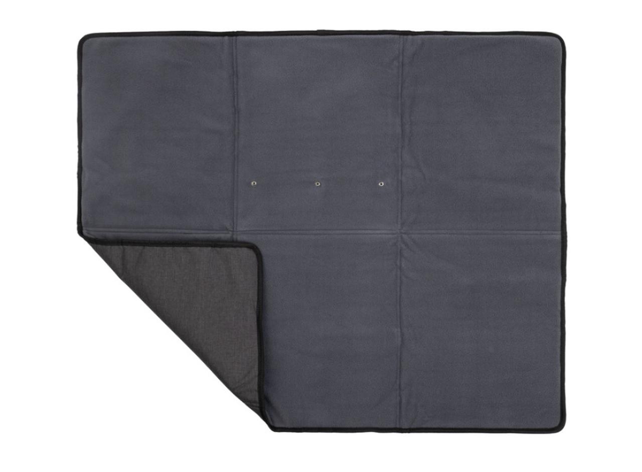 RC Pets Trekker Travel Mat for Dogs, Heather Black, Small