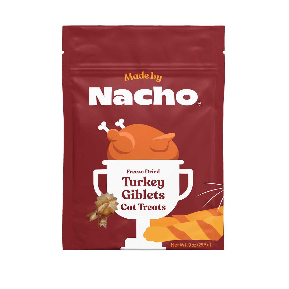 Made By Nacho Turkey Giblets Freeze-Dried Cat Treats, 0.9-oz