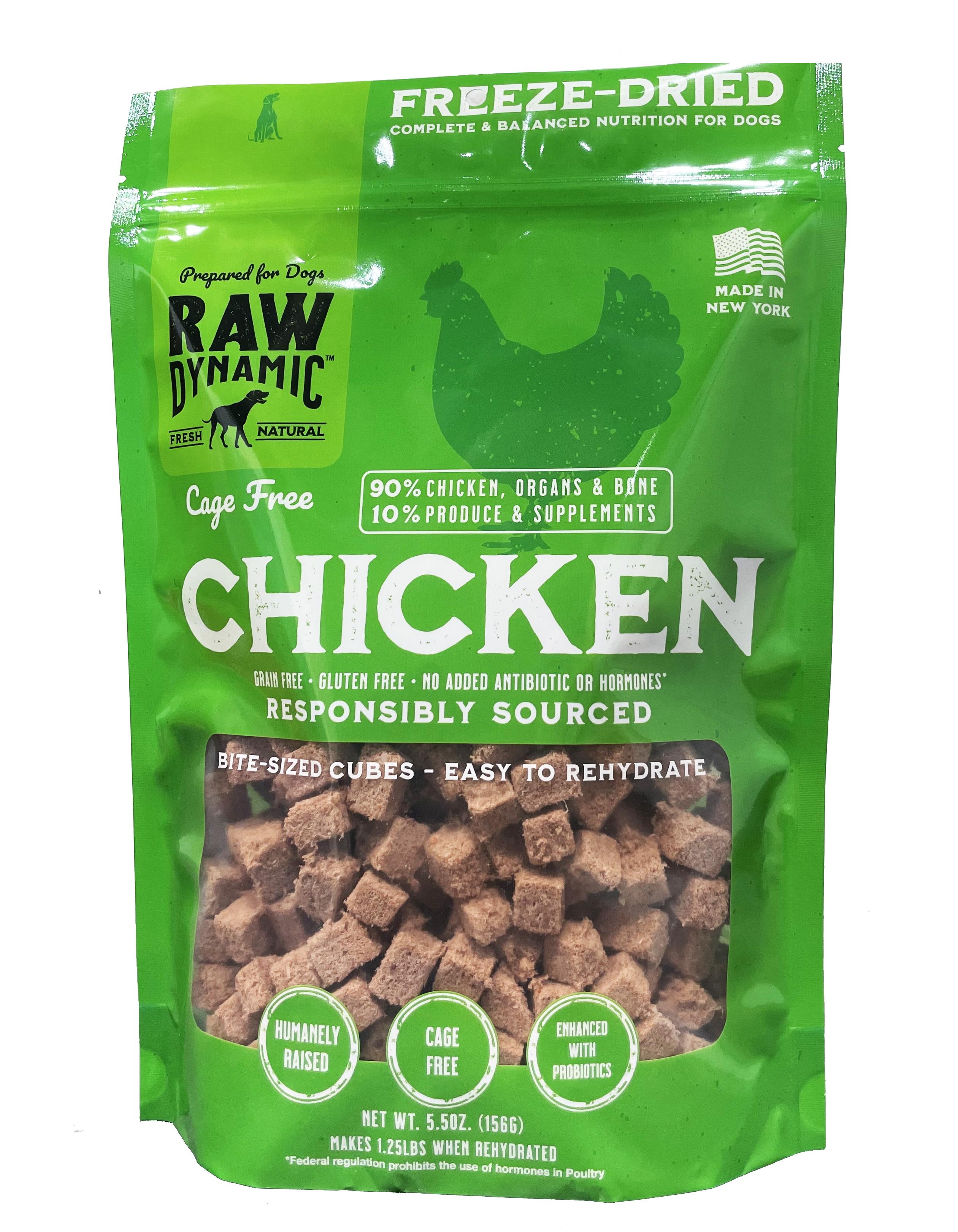 Raw Dynamic Chicken Freeze-Dried Dog Food, 14-oz