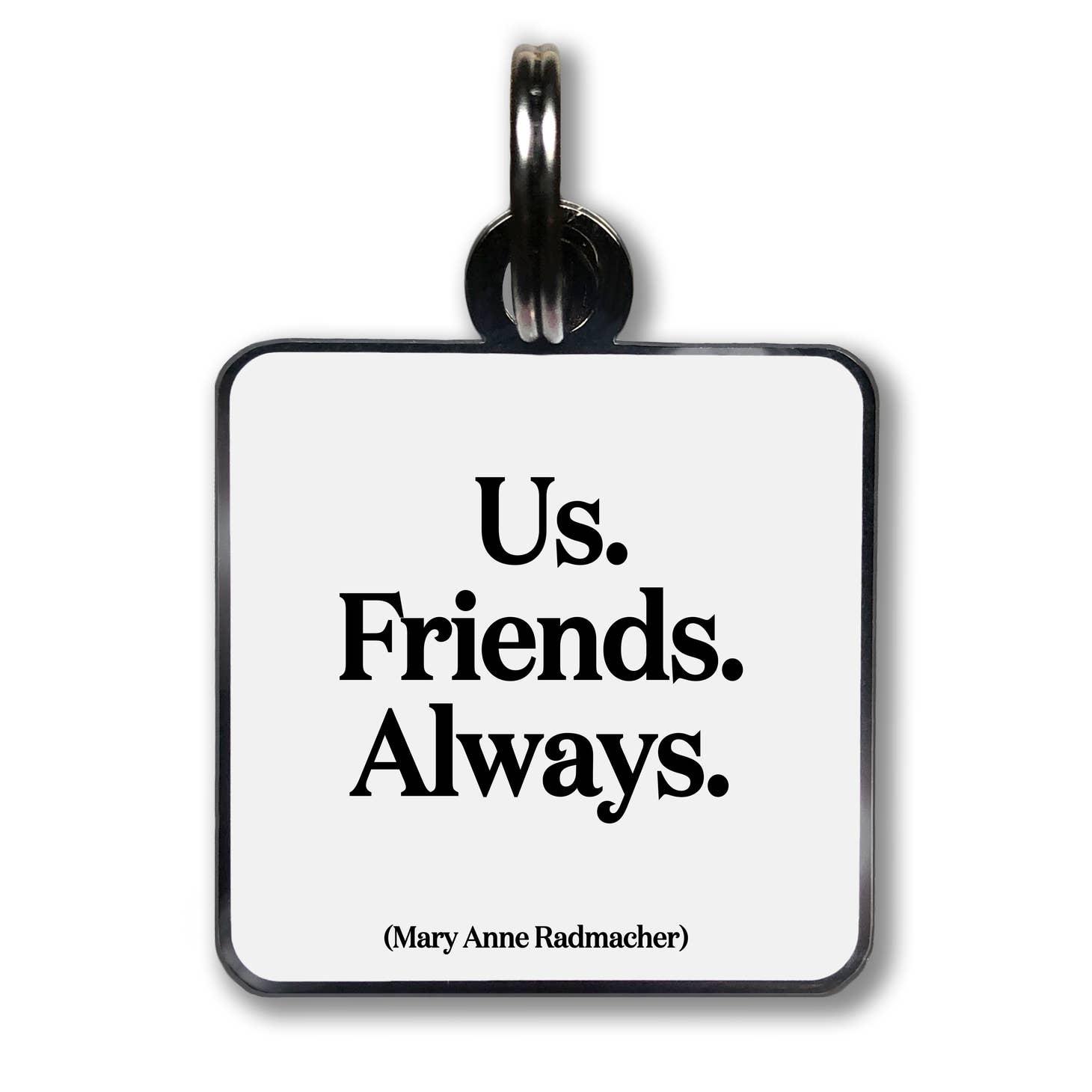 Quotable us friends always Pet Collar Charms