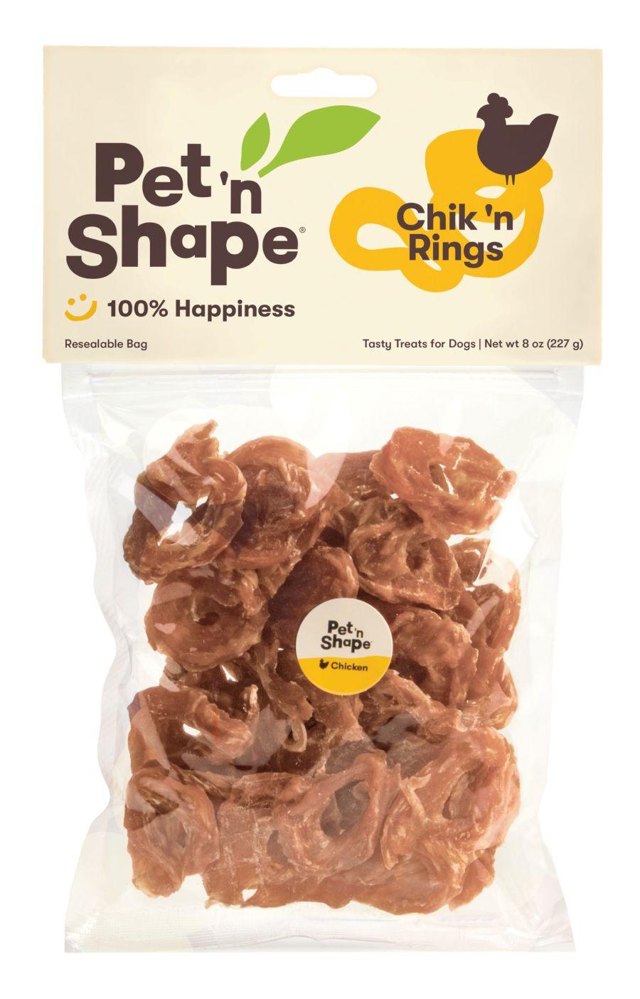 Pet 'n Shape Chik 'n Rings Jerky Dog Treats