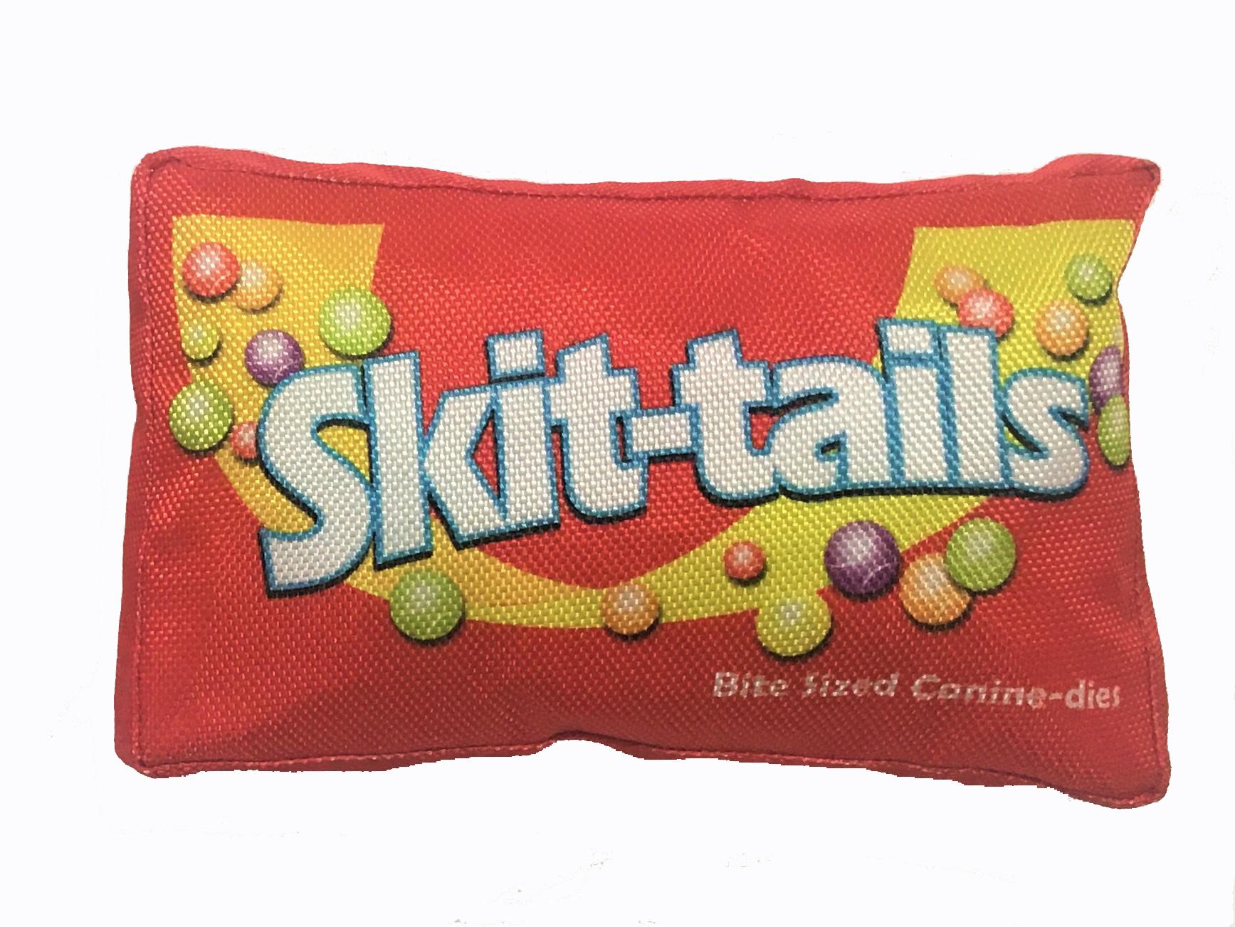 Ethical Pet Spot Fun Candy Skit-Tails Dog Toy, 7-in