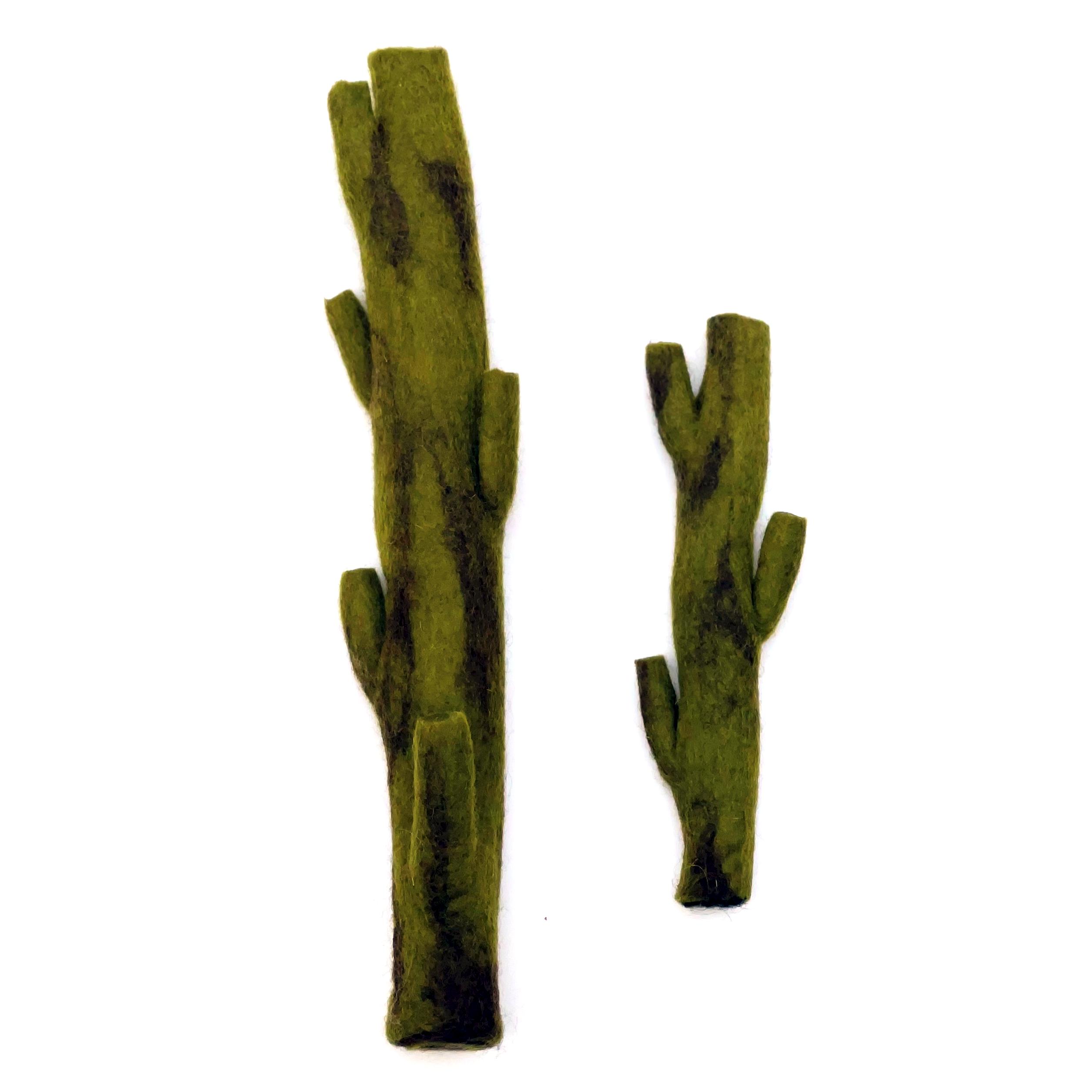 Dharma Dog Karma Cat Stick Wool Dog Toy, Green, 10-in