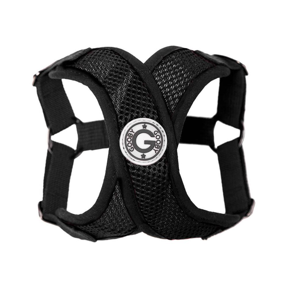 Gooby Comfort X Step-In Dog Harness, Black, Large