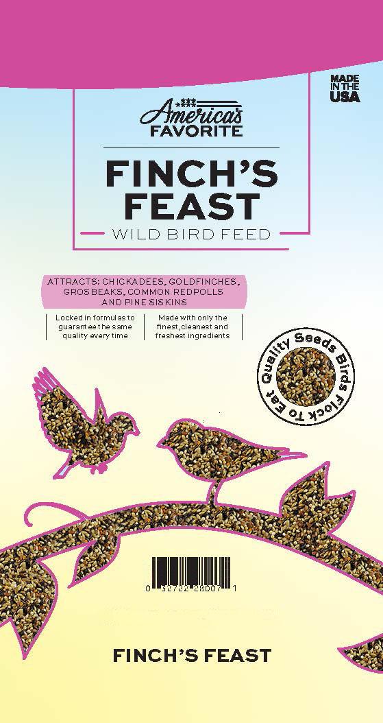 America's Favorite Finch's Feast Wild Bird Food, 20-lb