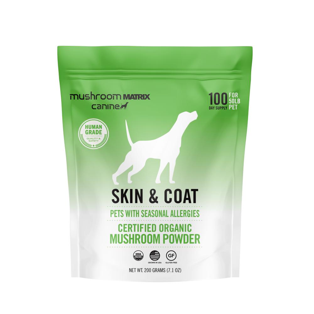 Canine Matrix Skin & Coat Seasonal Allergies Dog Supplement, 200-gram