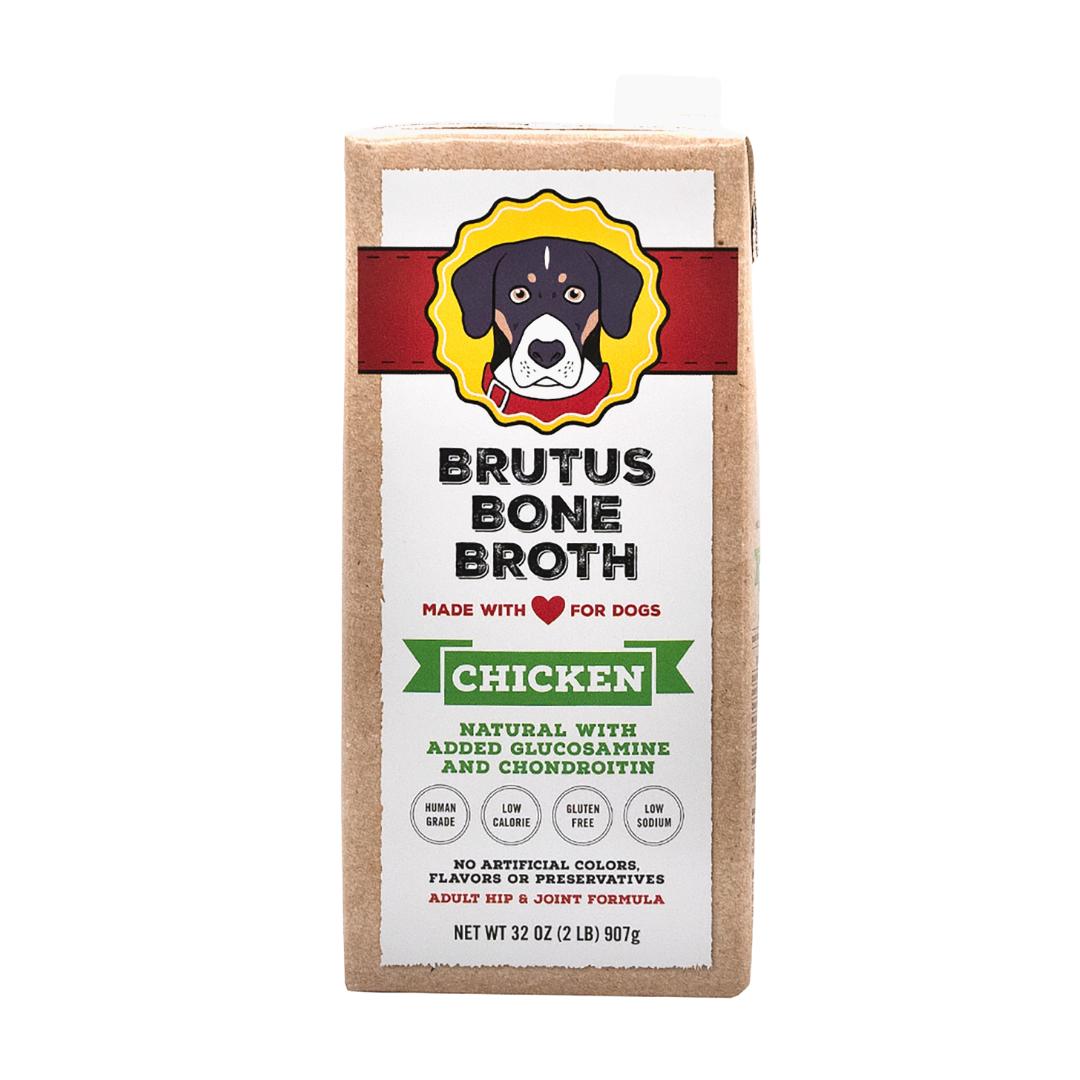 Brutus Bone Broth Chicken Hip & Joint Formula Dog Food Topper