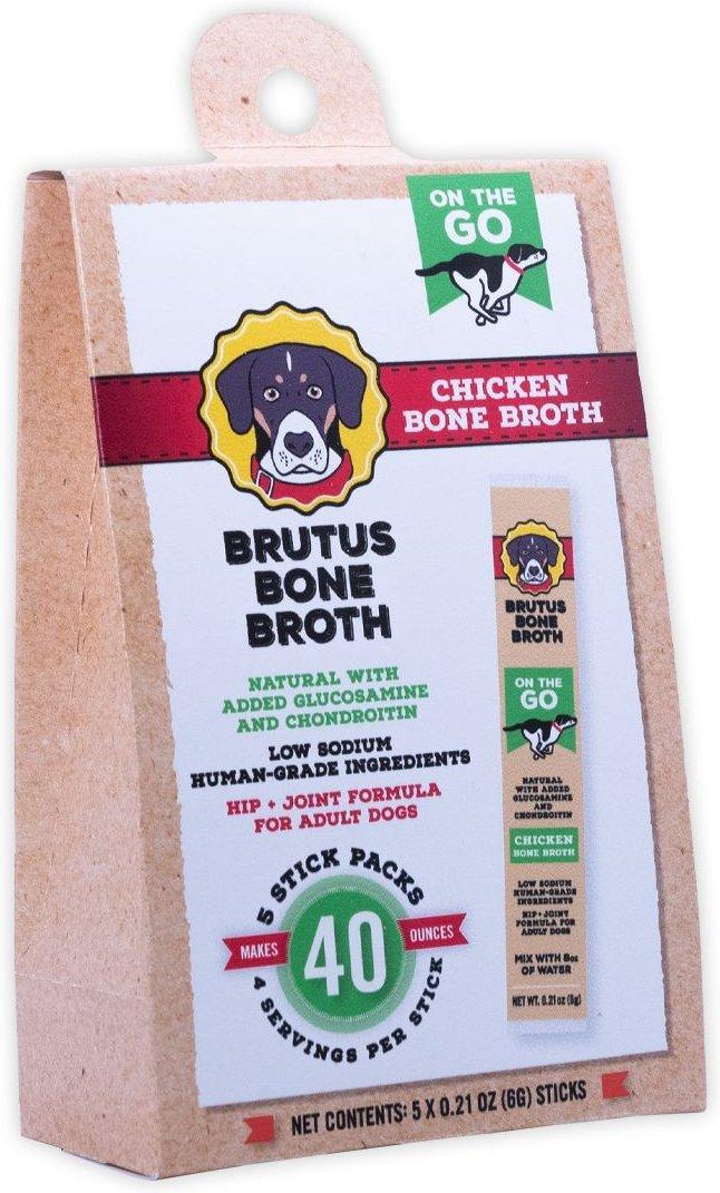 Brutus Bone Broth On The Go Chicken Hip & Joint Formula Dog Food Topper
