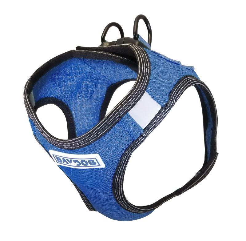 BayDog Liberty Bay Dog Harness, Blue, X-Large