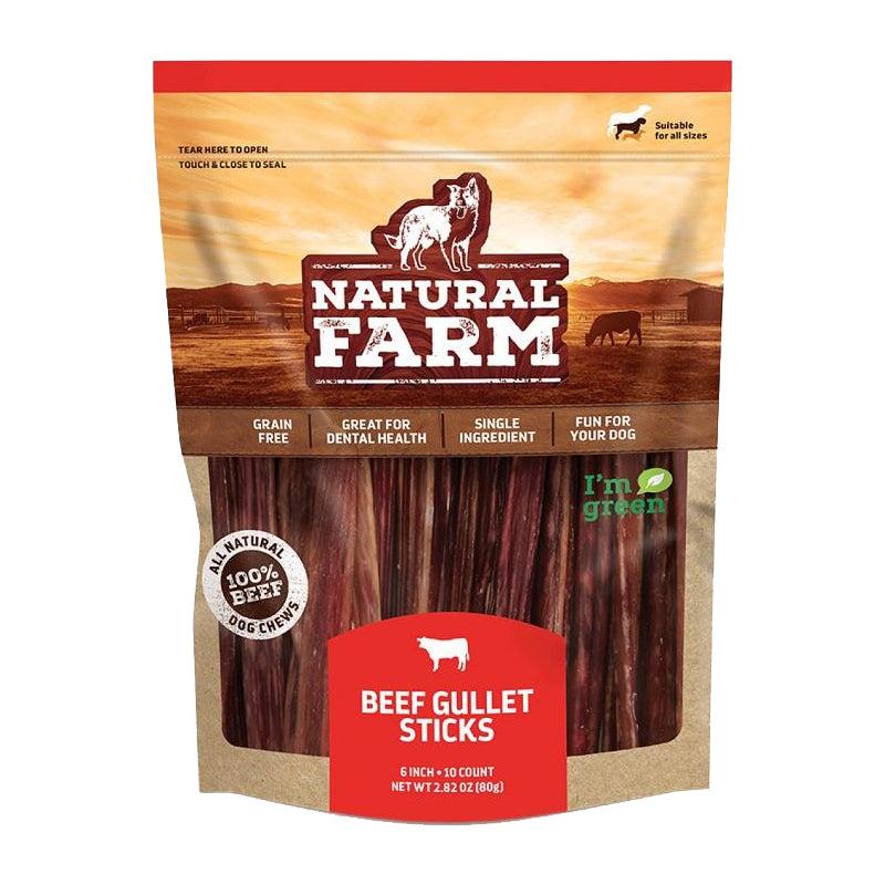 Natural Farm Gullet Sticks Dog Treats, 10-pk