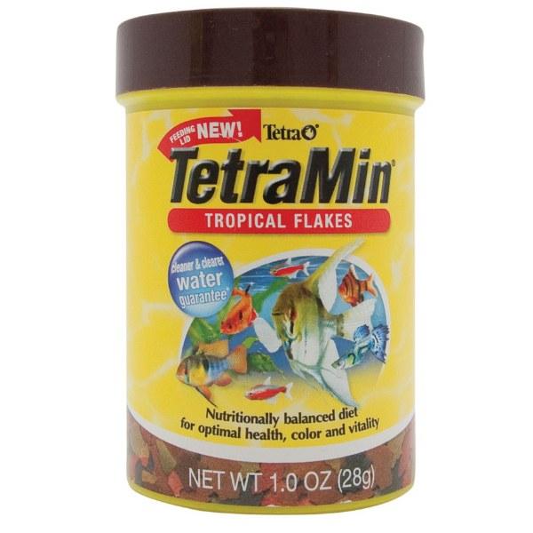 Tetra Min Tropical Flakes Fish Food, 1-oz