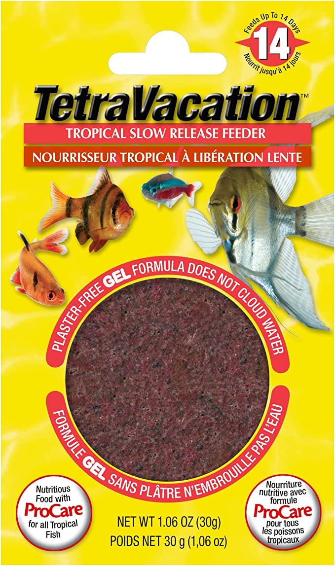 Tetra TetraVacation Gel Tropical Slow Release Feeder Fish Food