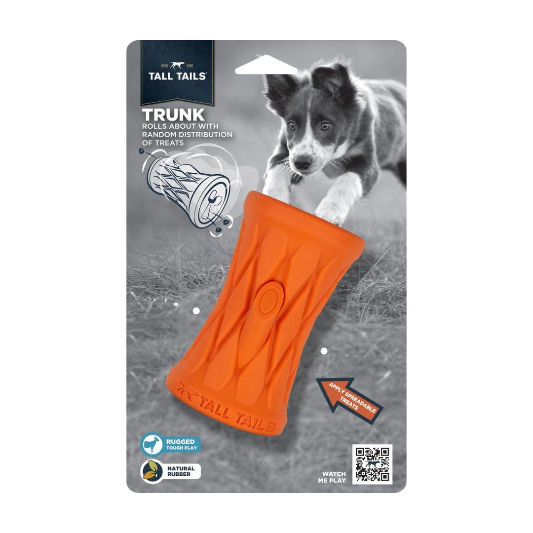 Tall Tails Natural Rubber Tree Trunk Reward Dog Toy, 5-in