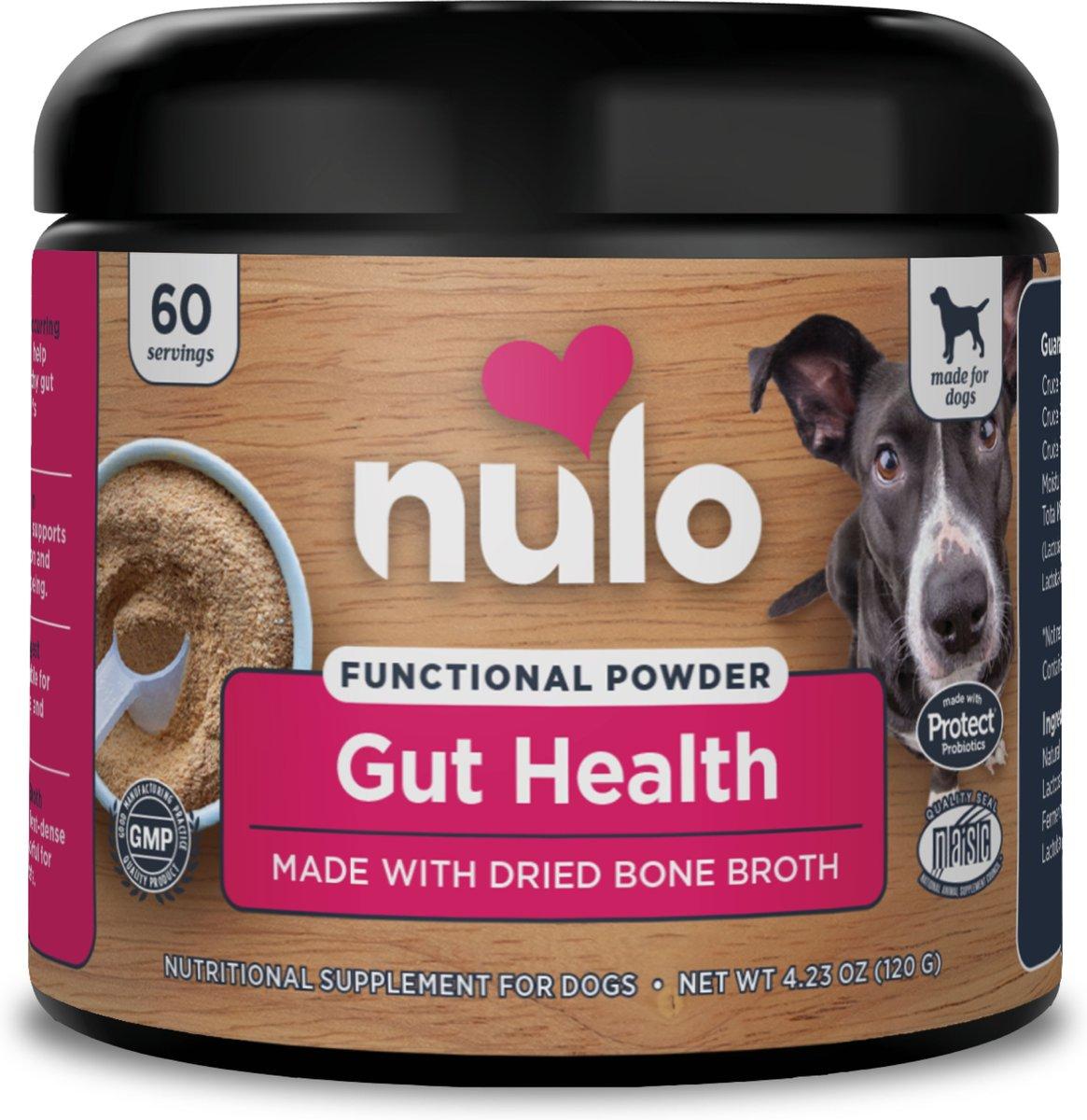Nulo Dog Functional Powder Gut Health Dog Supplement, 4.2-oz