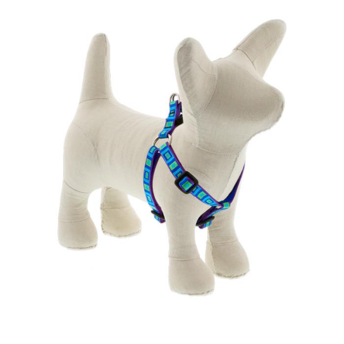 Lupine Pet Original Designs Step In Dog Harness, Sea Glass, 1/2-in x 12-18-in