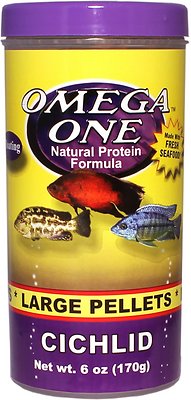 Omega One Large Cichlid Pellets Floating Fish Food