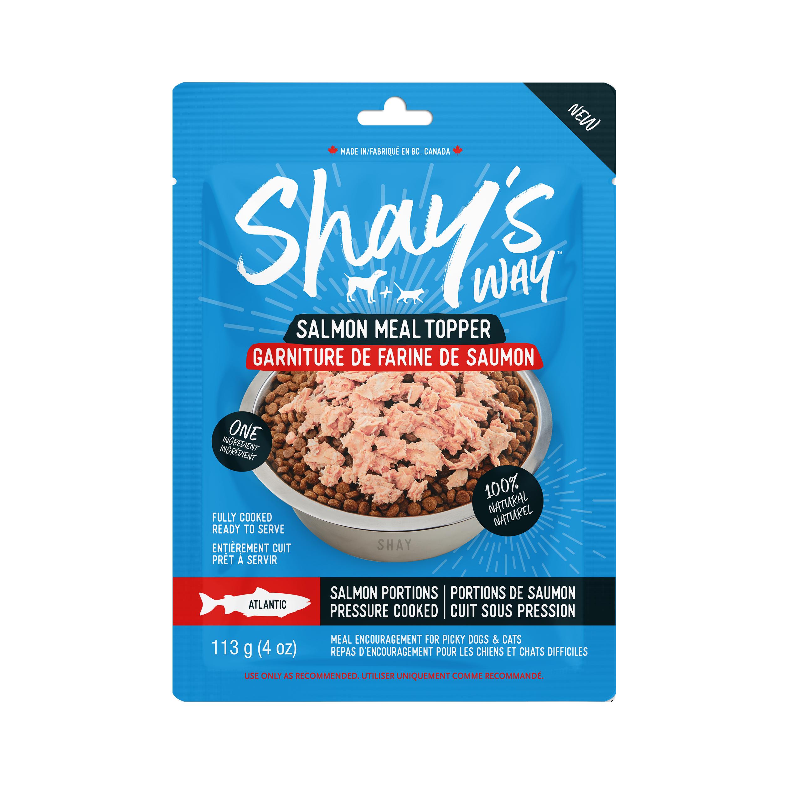 Shay's Way Atlantic Salmon Meal Topper for Dogs & Cats, 4-oz