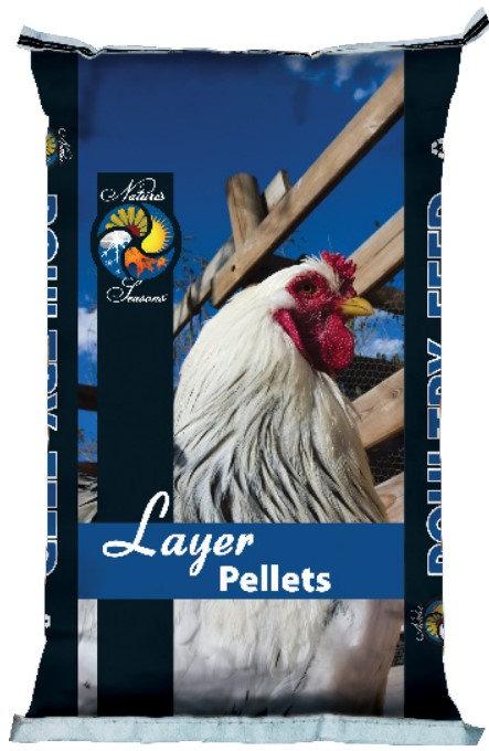 Nature's Seasons Conventional 16% Layer Pellets Hen Feed, 50-lb