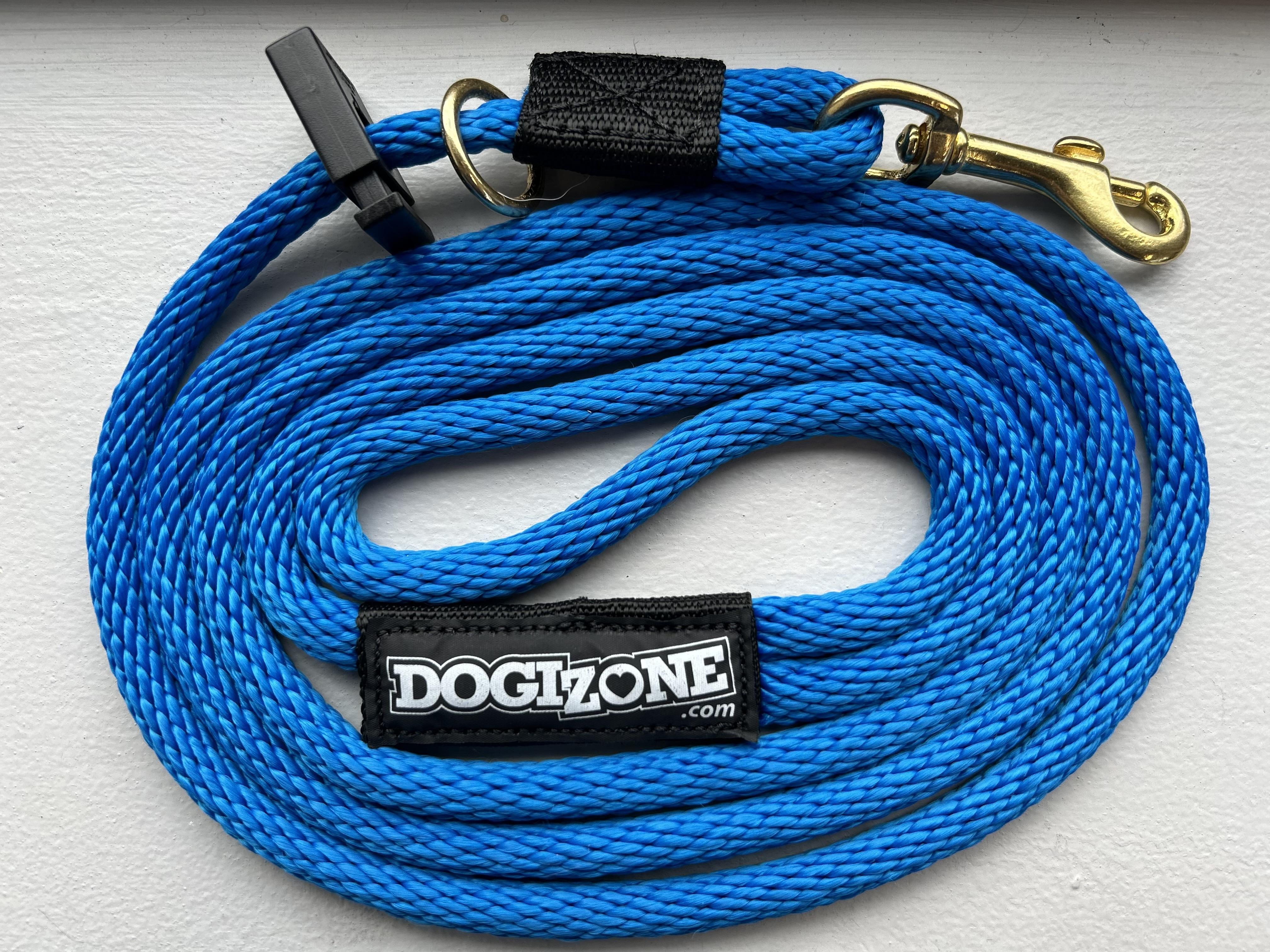 DogiZone Slip Dog Lead, Royal, 3/8-in x 6-ft