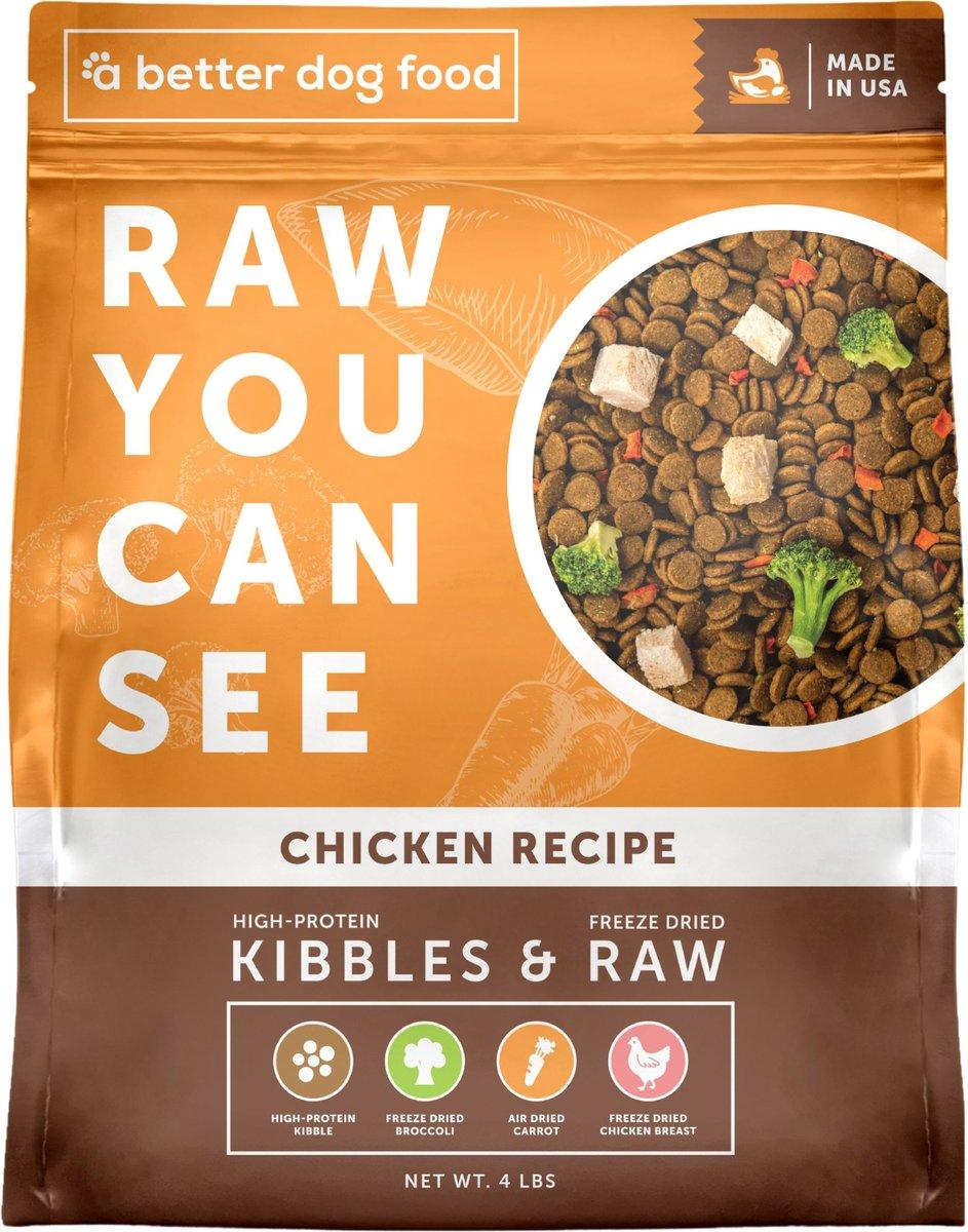 A Better Treat Chicken Recipe Freeze-Dried Dog Food, 4-lb