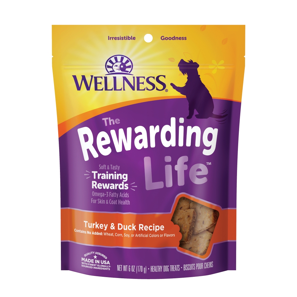 Wellness Grain Free The Rewarding Life Turkey Duck Soft Chewy Dog Treats 6 oz Global Dundas