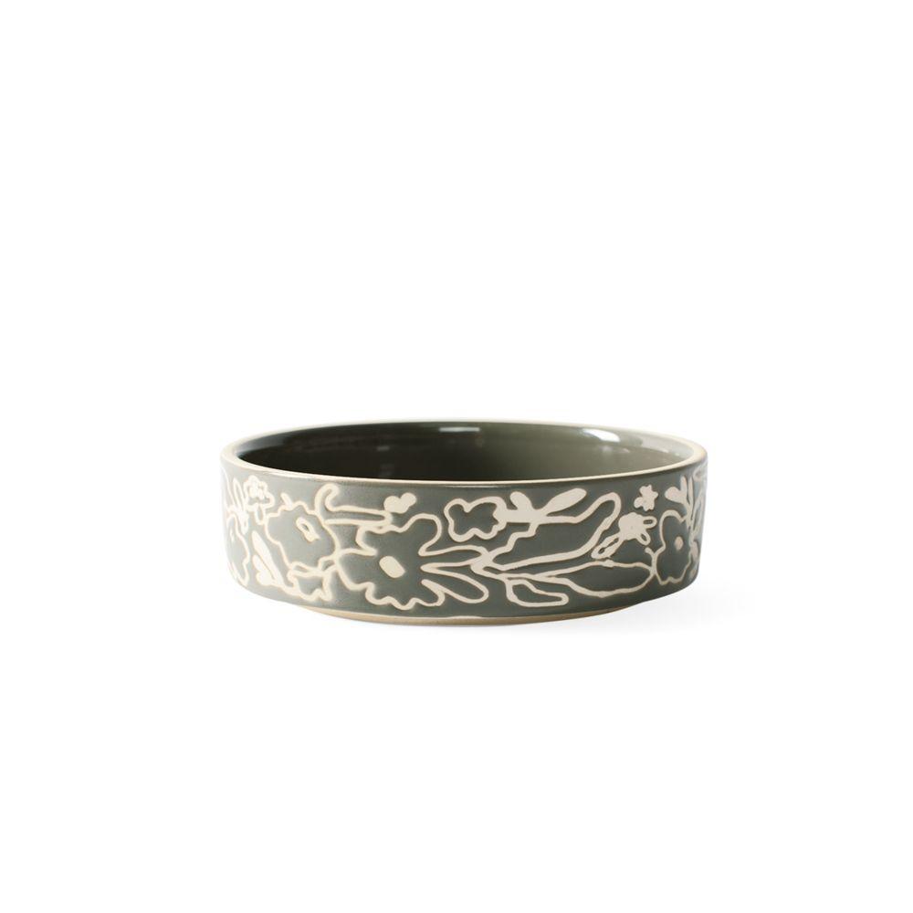 Pet Shop by Fringe Studio Messy Flower Pet Bowl