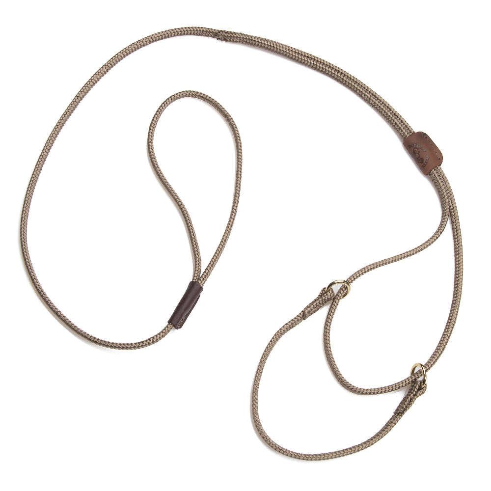 Mendota Pet Martingale Show Dog Leash, Tan
