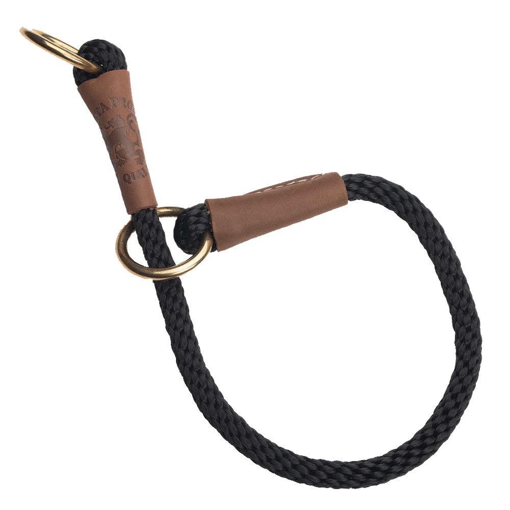 Mendota Pet Command Slip Dog Collar, Black, 3/8-in x 16-in