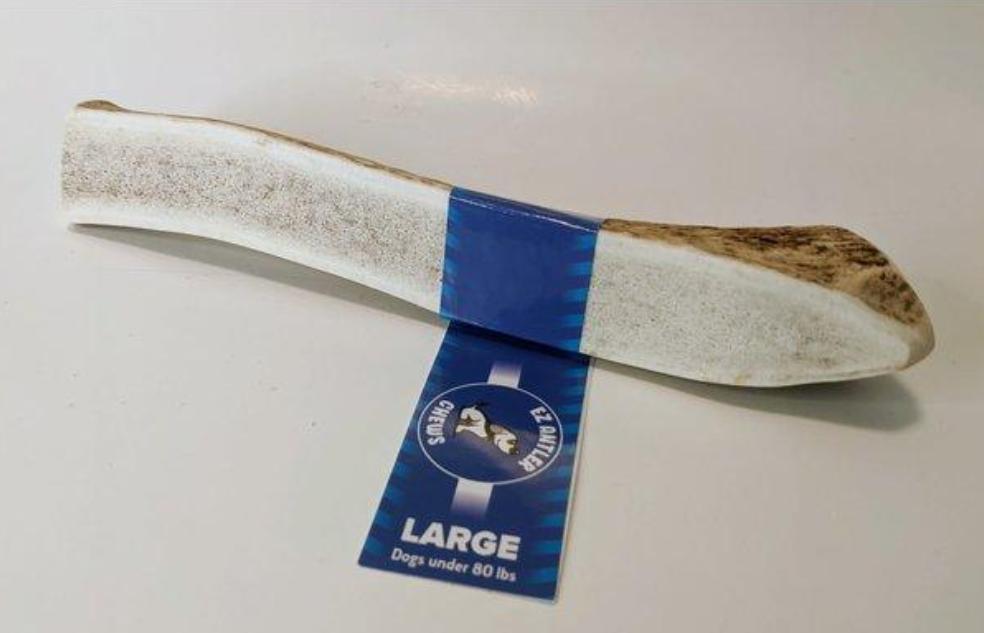 EZ Antler Chews Split Antler Chew Dog Treats, Large
